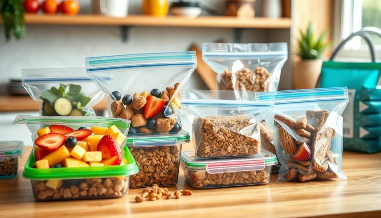 How do I pack snacks and meals to keep them fresh on the go?