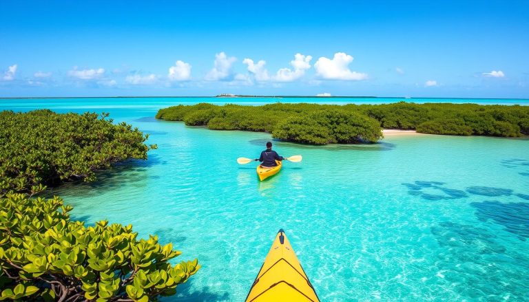How to explore North Caicos by kayaking?