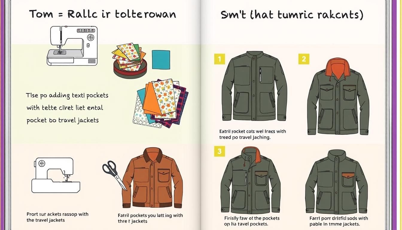DIY: How To Add Extra Pockets To Your Travel Jackets