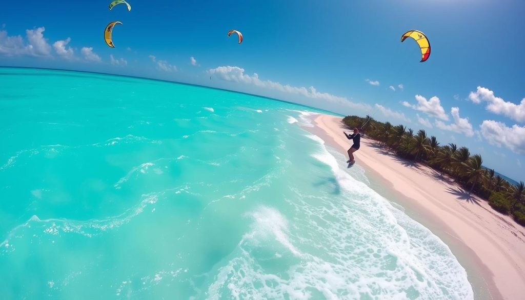 Kitesurfing in Eleuthera Kitesurfing in Eleuthera