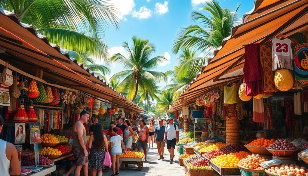 Local markets and shopping on Paradise Island