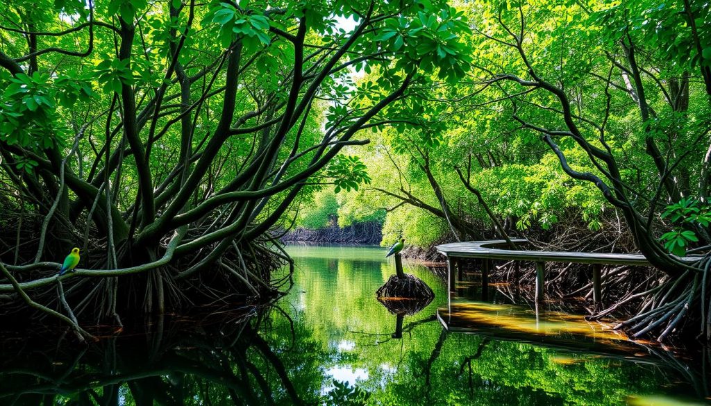 Mangrove Ecosystems in Lucayan National Park Mangrove Ecosystems in Lucayan National Park