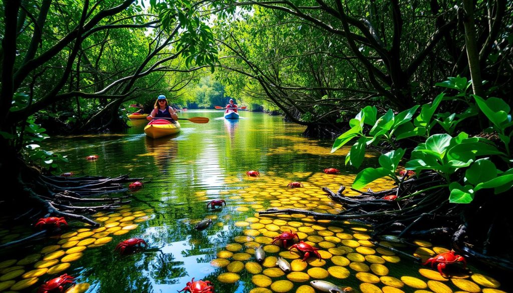 Mangrove kayaking wildlife Mangrove kayaking wildlife