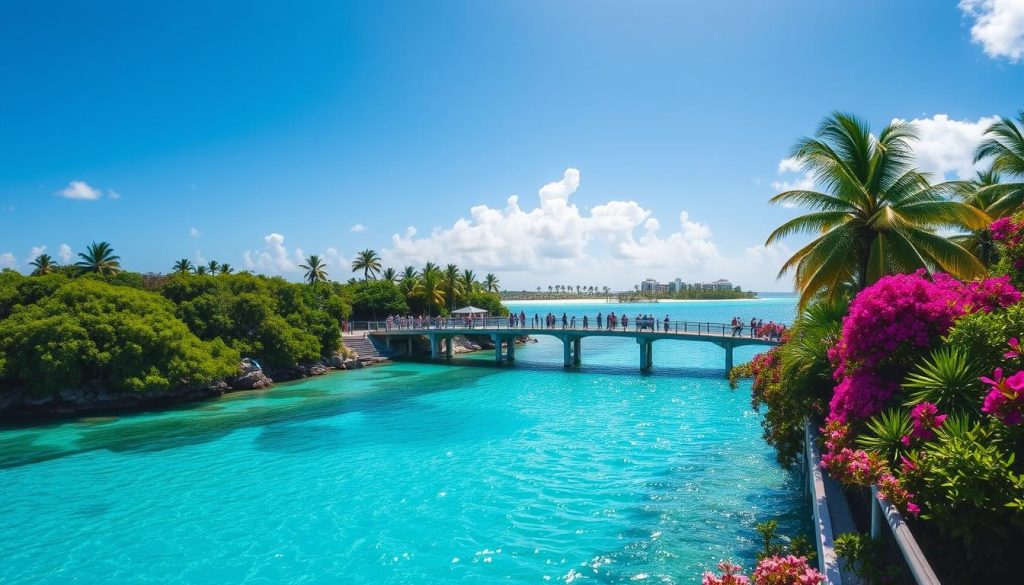 Nassau to Paradise Island walking bridge Nassau to Paradise Island walking bridge