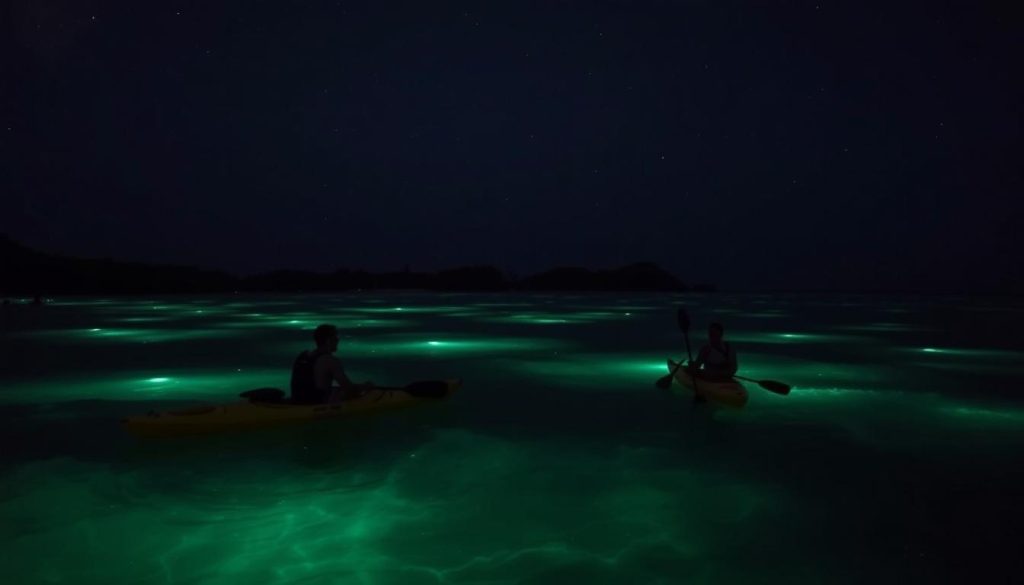 Nighttime kayaking excursion Culebra Nighttime kayaking excursion Culebra