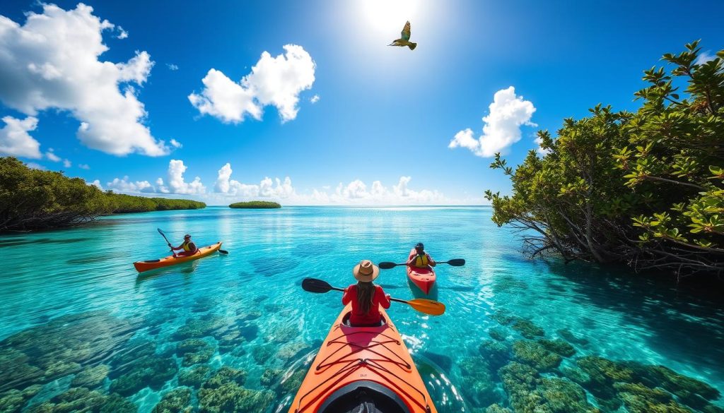 North Caicos kayaking adventures North Caicos kayaking adventures