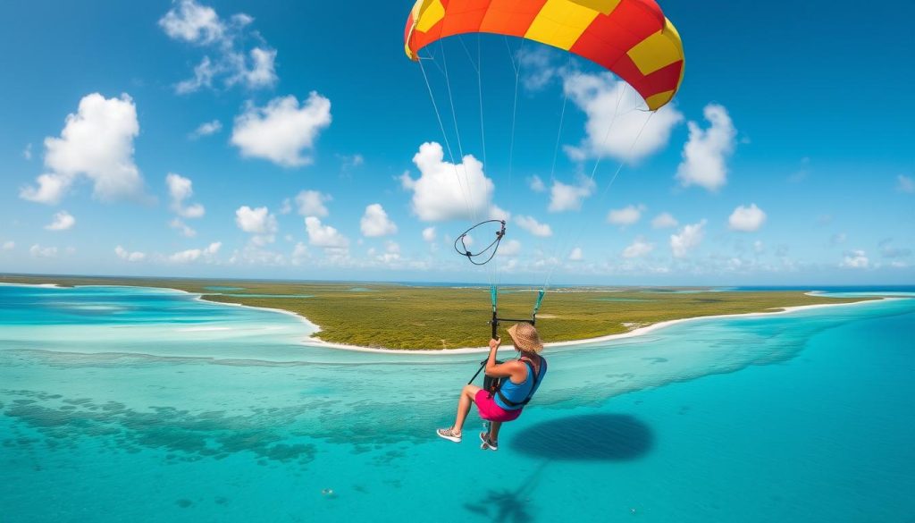North Caicos parasailing North Caicos parasailing