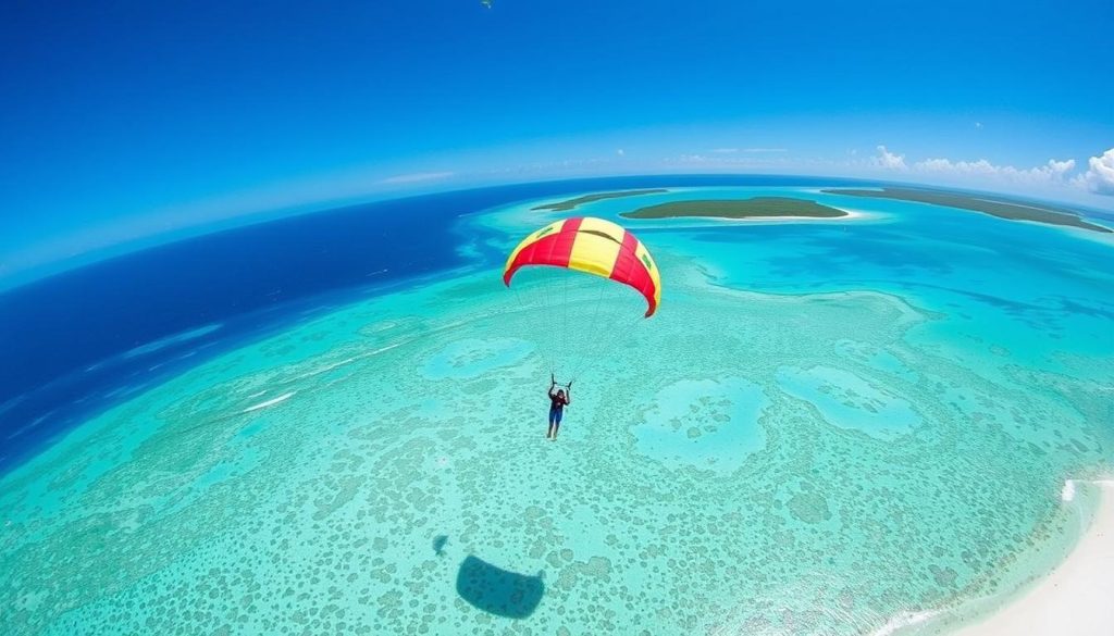 North Caicos parasailing adventure North Caicos parasailing adventure