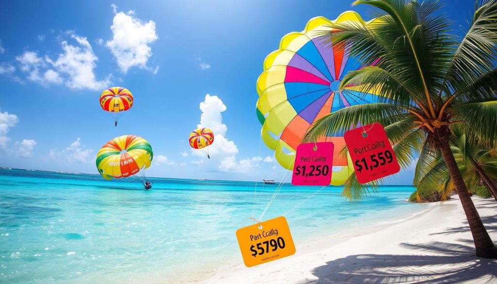 North Caicos parasailing prices North Caicos parasailing prices