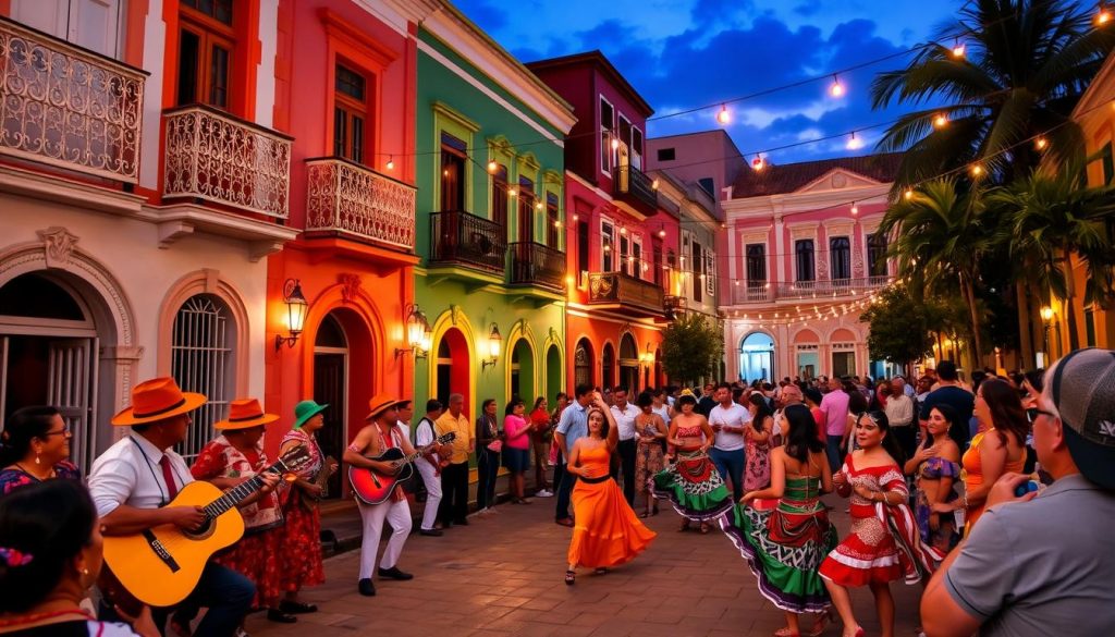 Old San Juan music scene Old San Juan music scene