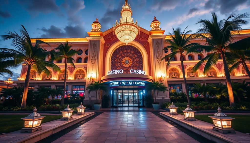 Paradise Island casino entrance Paradise Island casino entrance