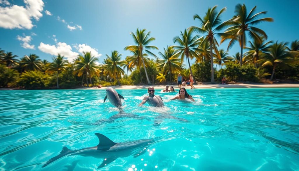 Paradise Island dolphin swim Paradise Island dolphin swim