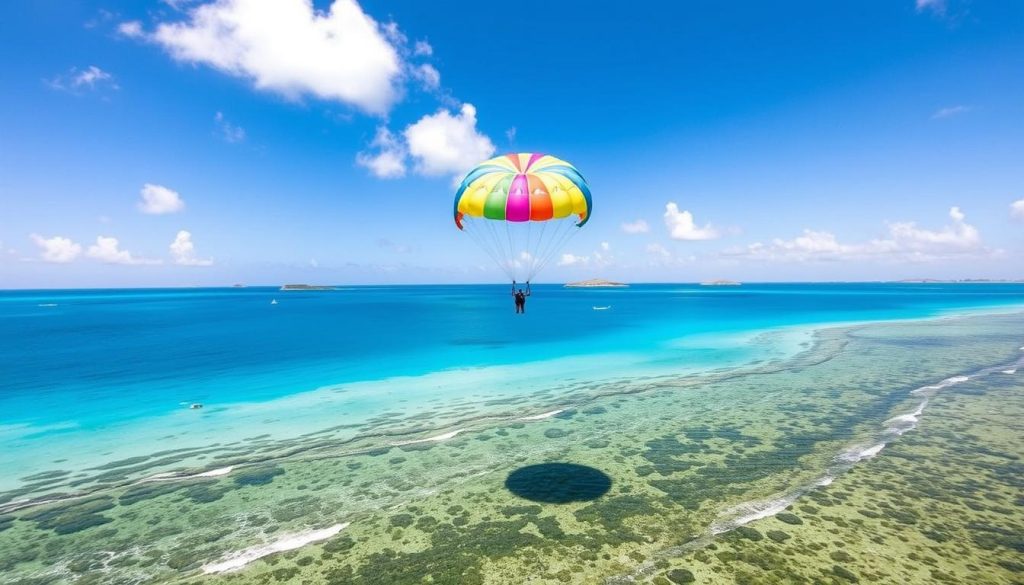 Parasailing in North Caicos Parasailing in North Caicos