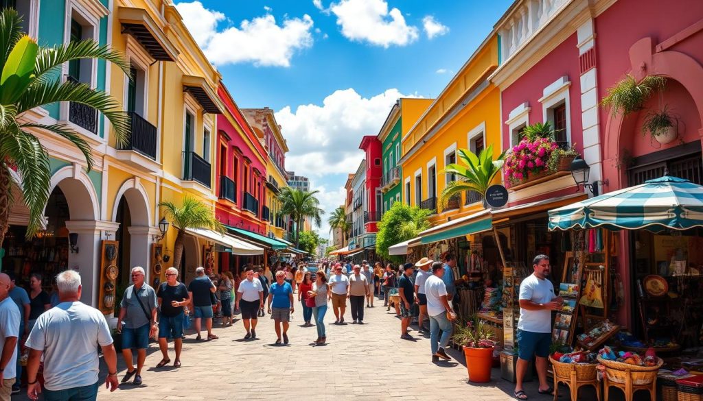 Ponce shopping scene Ponce shopping scene