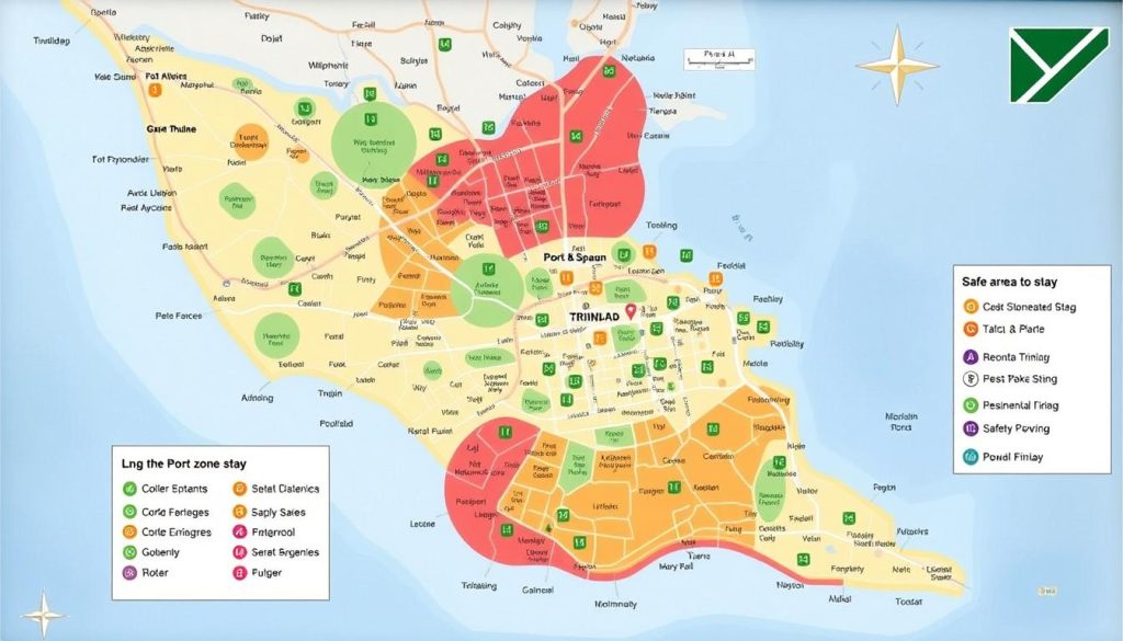 Port of Spain map Port of Spain map