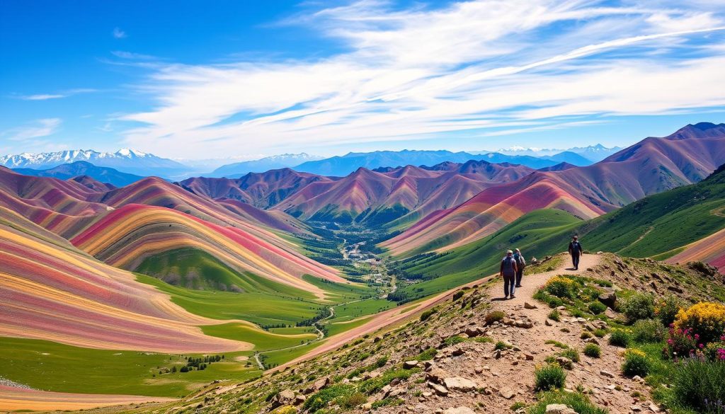 Rainbow Mountain hike Rainbow Mountain hike