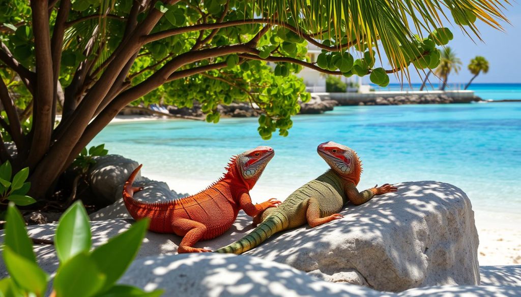 Rock Iguanas in North Caicos Rock Iguanas in North Caicos