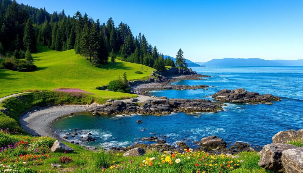San Juan Islands landscape San Juan Islands landscape