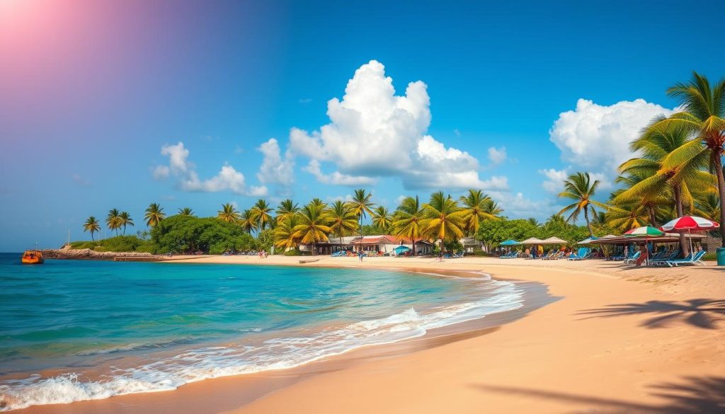 San Juan beach scene San Juan beach scene