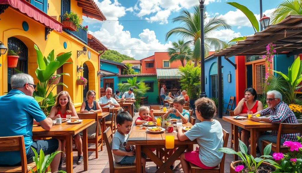 San Juan family dining San Juan family dining