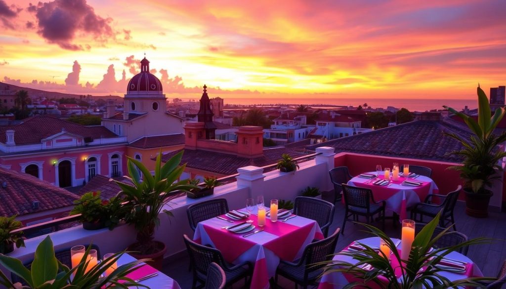 San Juan rooftop dining San Juan rooftop dining