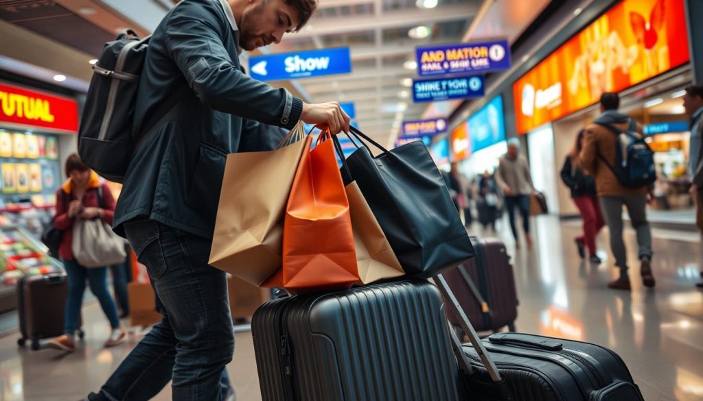 Should I consolidate airport store bags to avoid extra fees? Should I consolidate airport store bags to avoid extra fees?