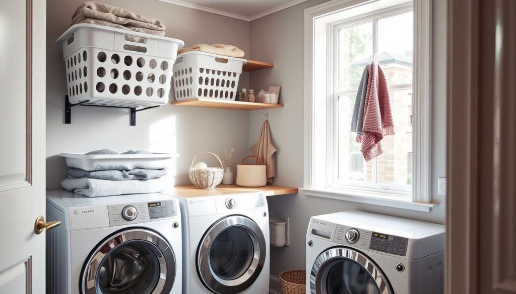 Space-Saving Laundry Storage Tips Space-Saving Laundry Storage Tips