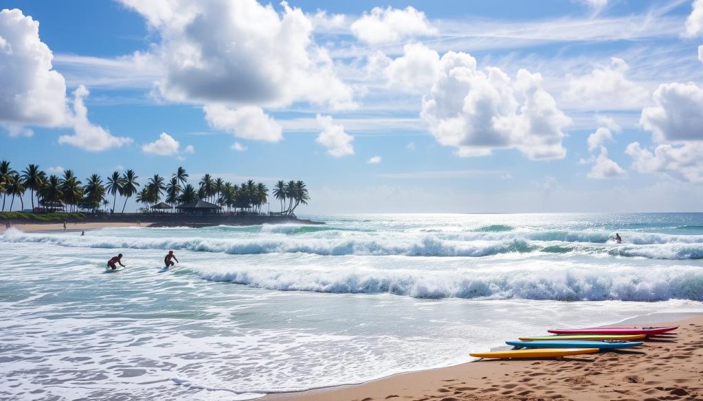 Surfing in San Juan Surfing in San Juan