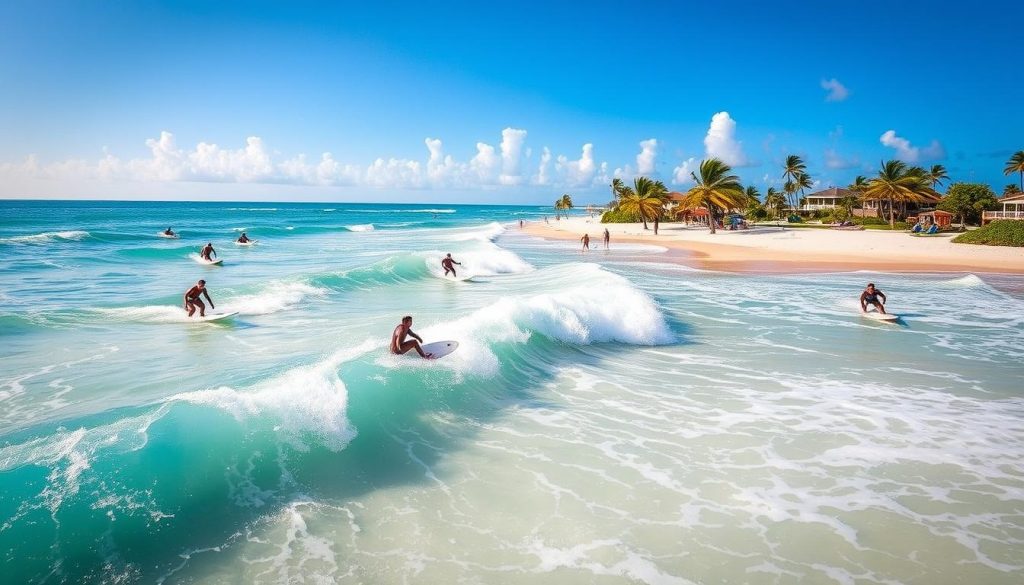 Surfing in the Bahamas Surfing in the Bahamas