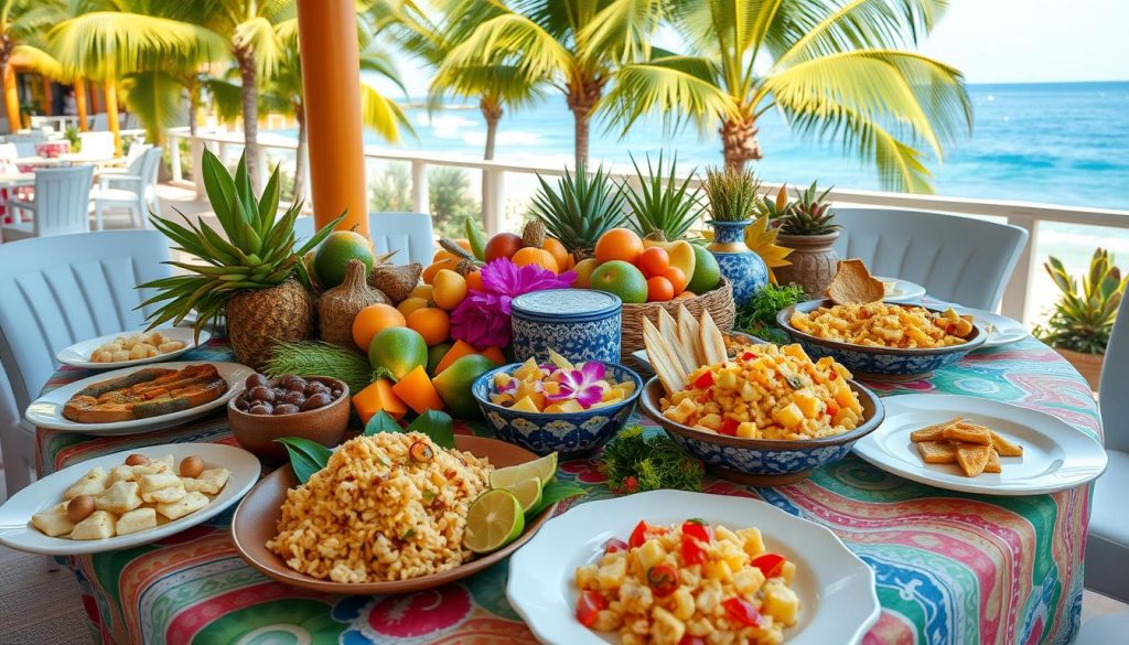 Traditional Caribbean dishes Traditional Caribbean dishes