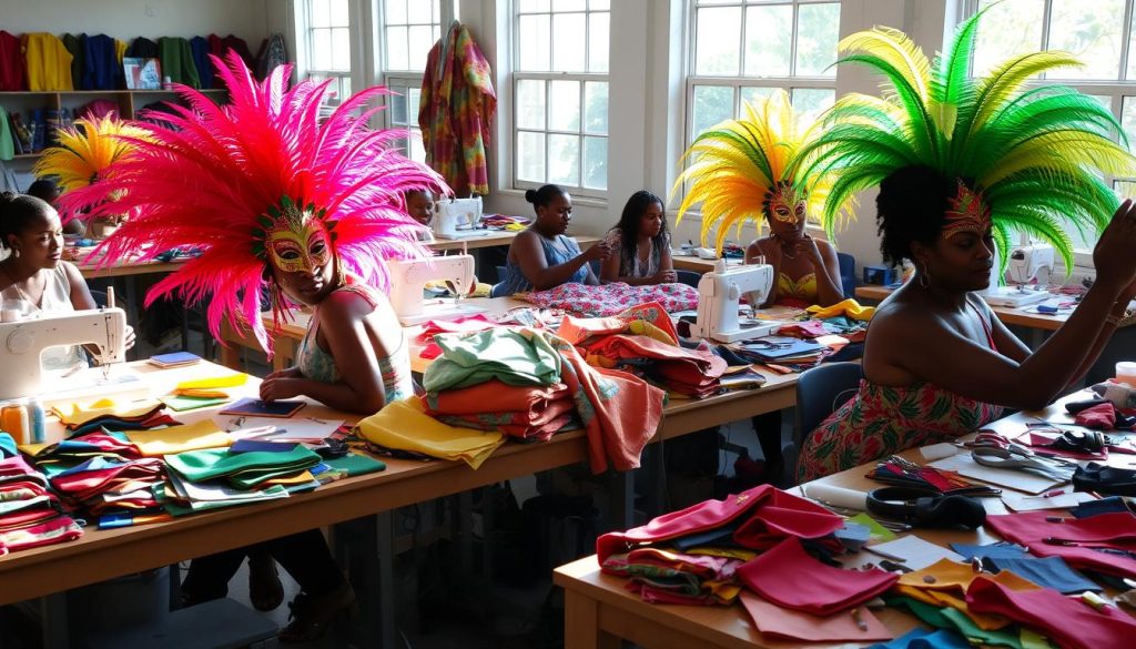 Trinidad Carnival costume workshops Trinidad Carnival costume workshops