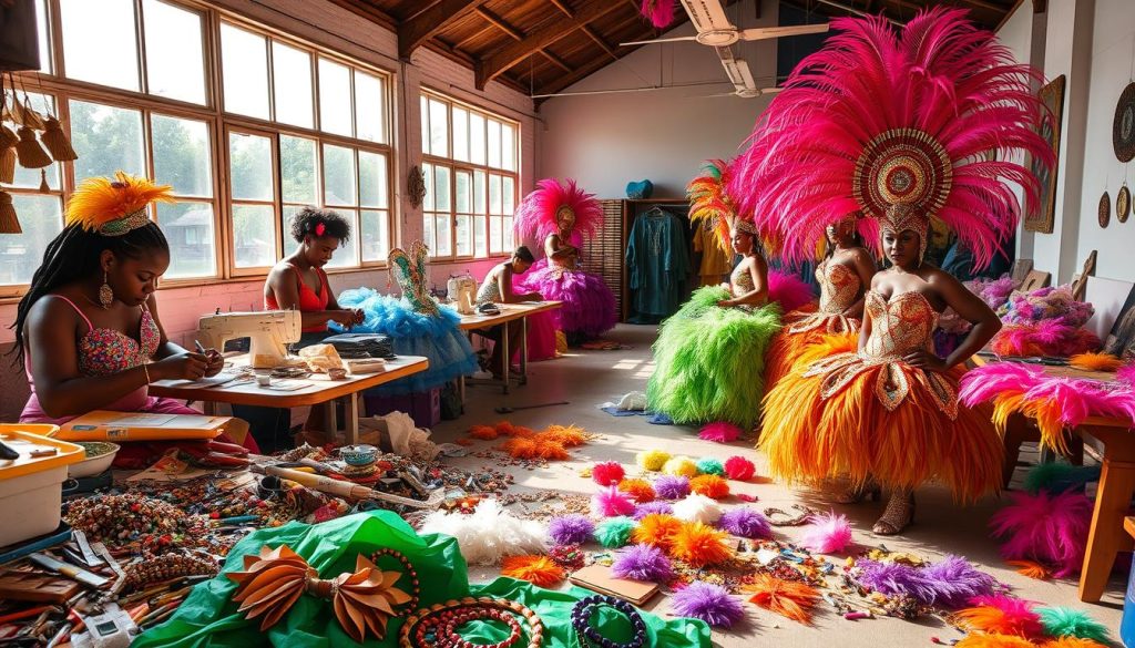 Trinidad Carnival costume workshops Trinidad Carnival costume workshops