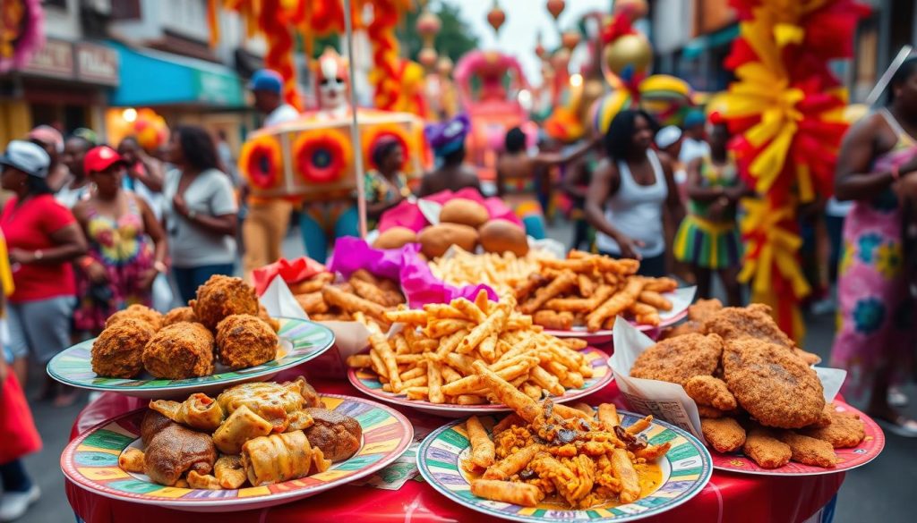 Trinidad Carnival food Trinidad Carnival food