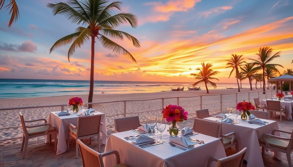 Varadero beachfront dining Varadero beachfront dining