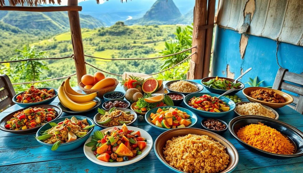 Vegan meal options in ViƱales Vegan meal options in ViƱales
