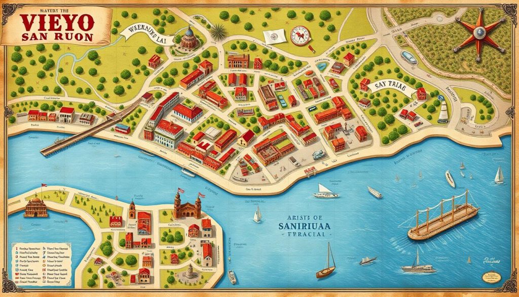 Viejo San Juan map Viejo San Juan map
