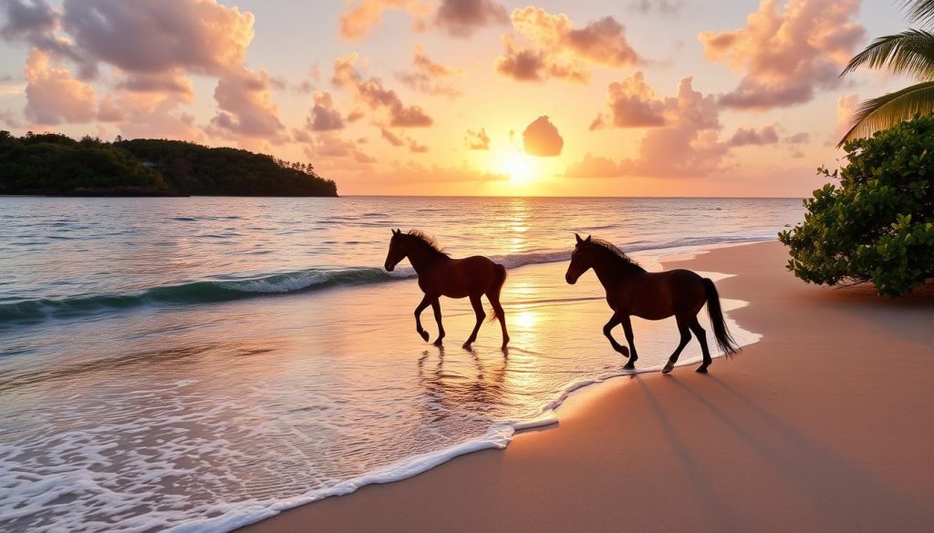 Vieques beach horseback riding Vieques beach horseback riding
