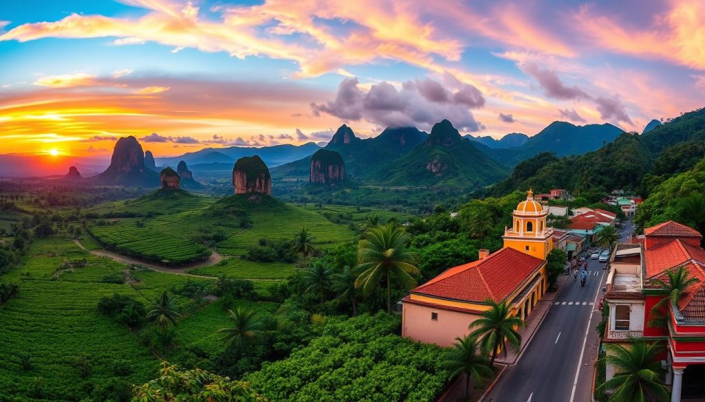 ViƱales vs Trinidad landscape ViƱales vs Trinidad landscape
