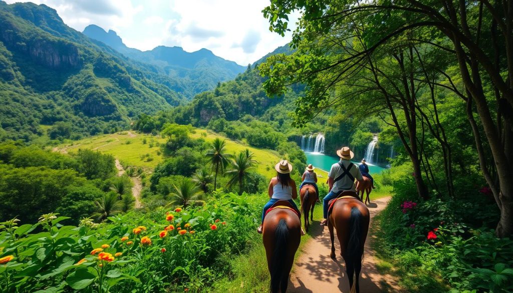ViƱales waterfall horseback tours ViƱales waterfall horseback tours