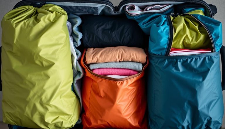 What are the benefits of compression bags for travel?