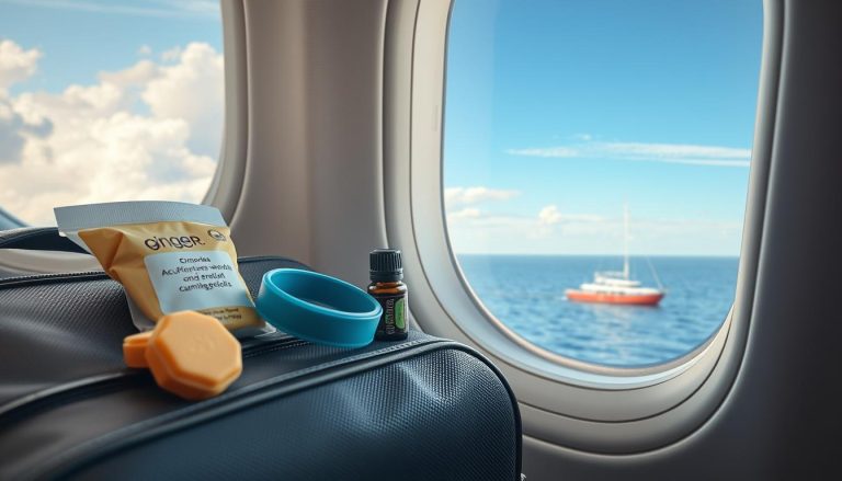 What can I do to reduce motion sickness on planes or boats?
