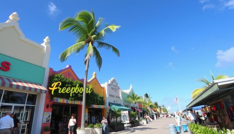 What is the shopping experience like in Freeport?
