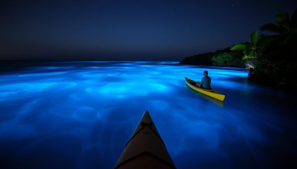 bioluminescent bay in Vieques bioluminescent bay in Vieques