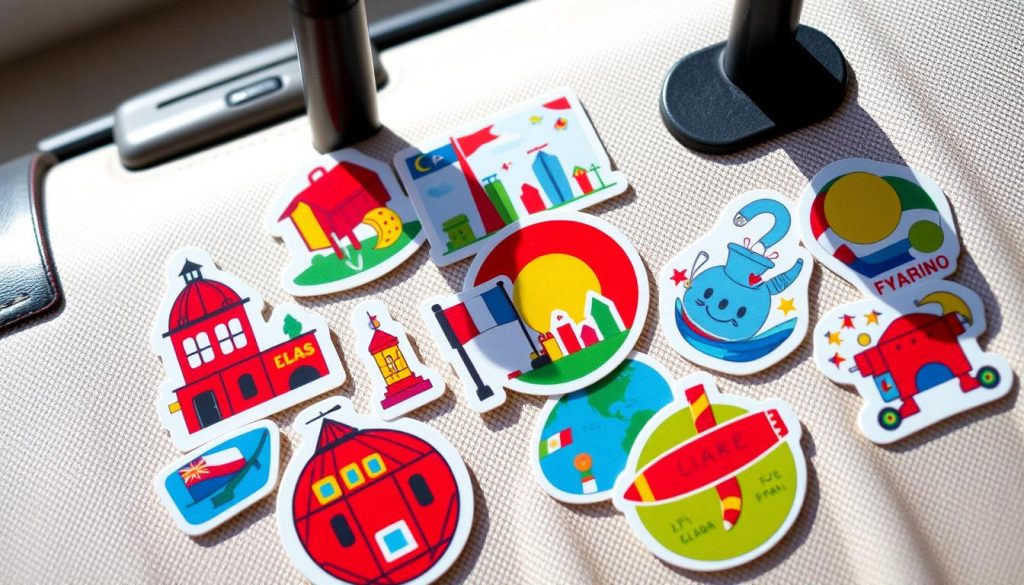 custom luggage stickers custom luggage stickers