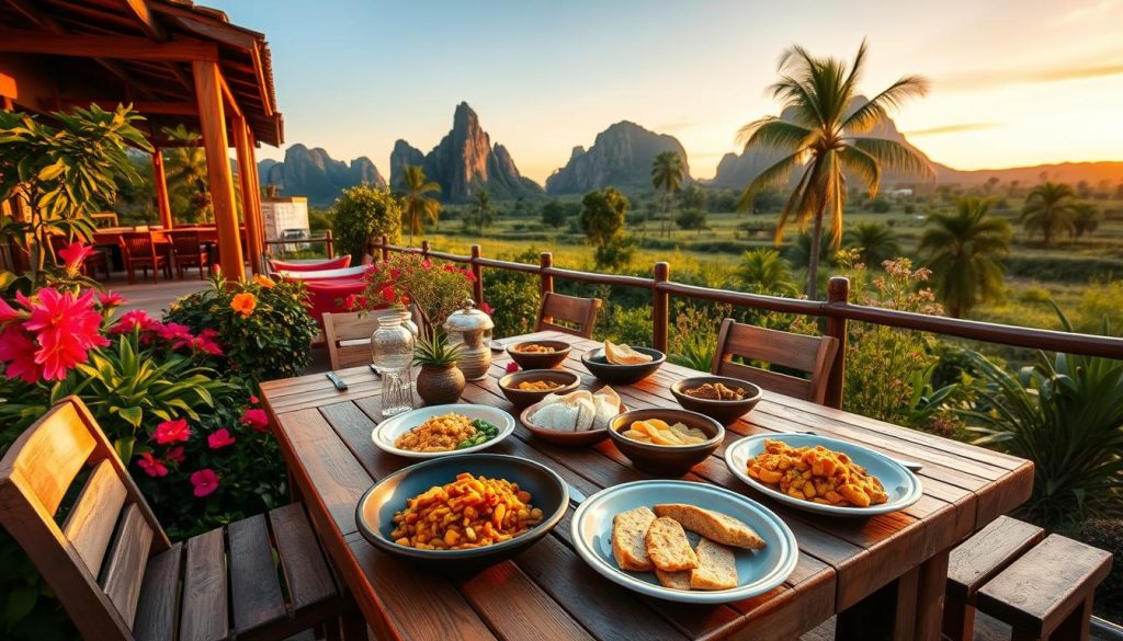dining in ViƱales dining in ViƱales
