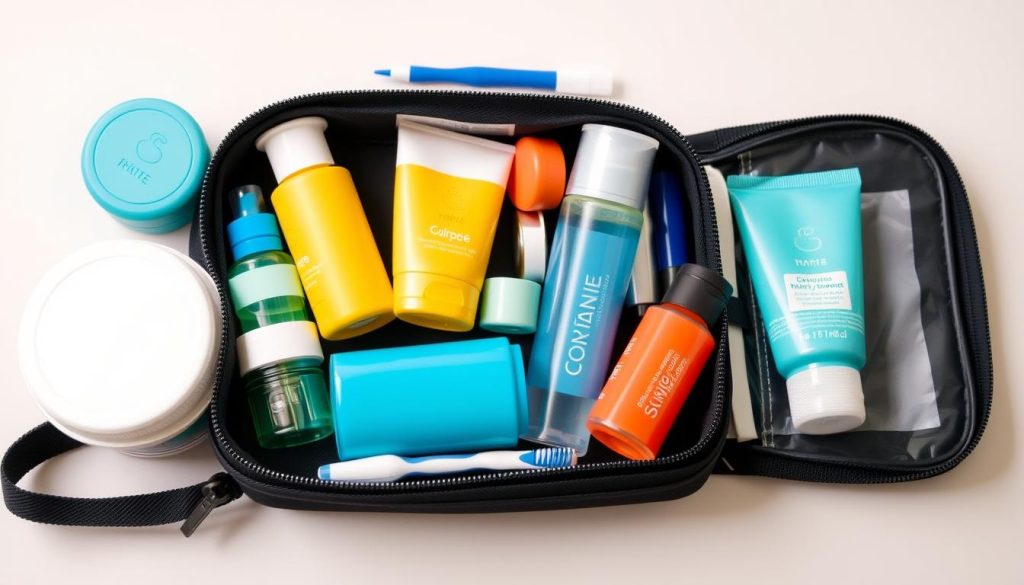 efficient toiletry packing efficient toiletry packing