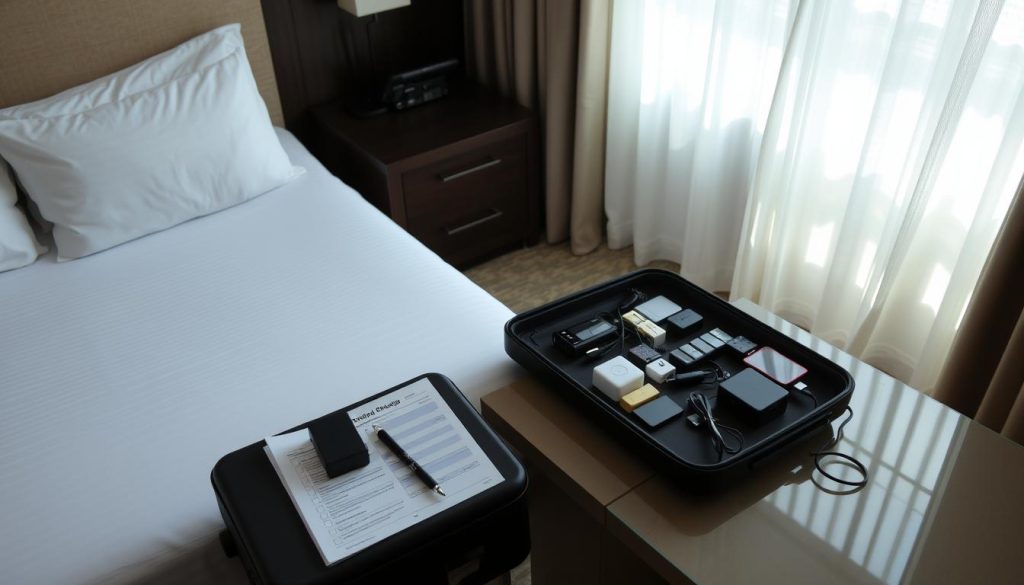 final room check before hotel checkout final room check before hotel checkout
