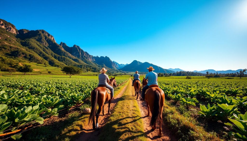 horseback riding with local farmers ViƱales horseback riding with local farmers ViƱales