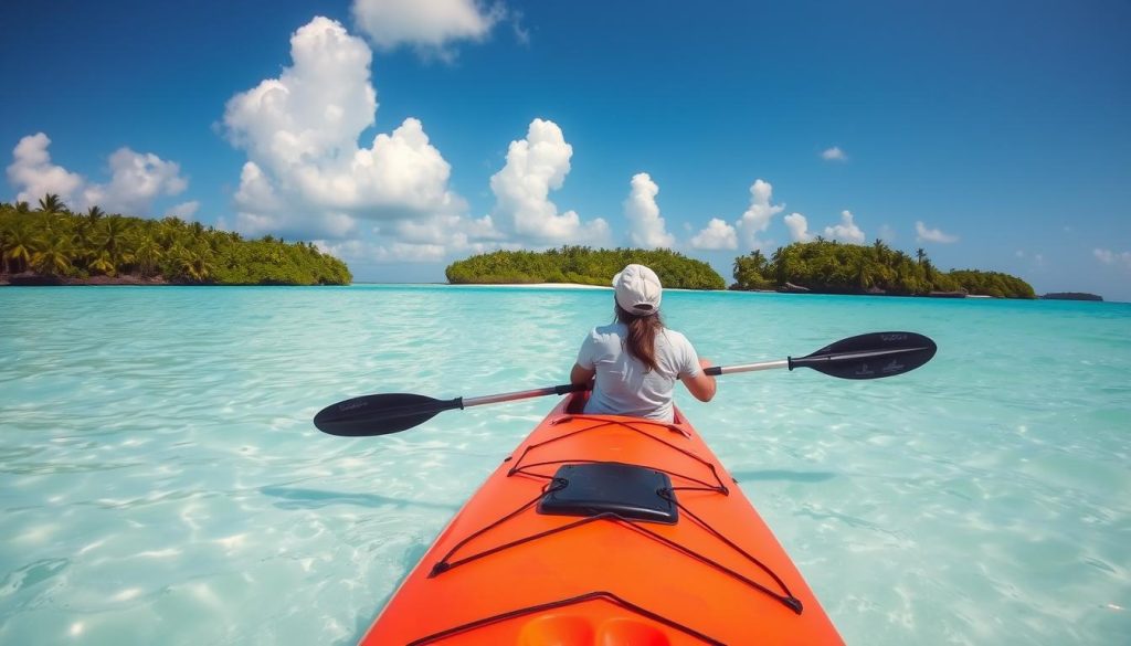 kayaking in Exuma kayaking in Exuma