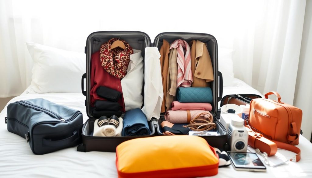organized luggage packing organized luggage packing
